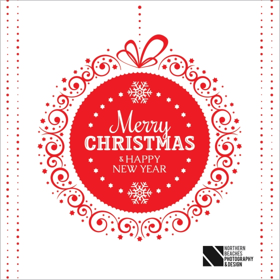Northern Beaches Photography and Design Xmas Card
